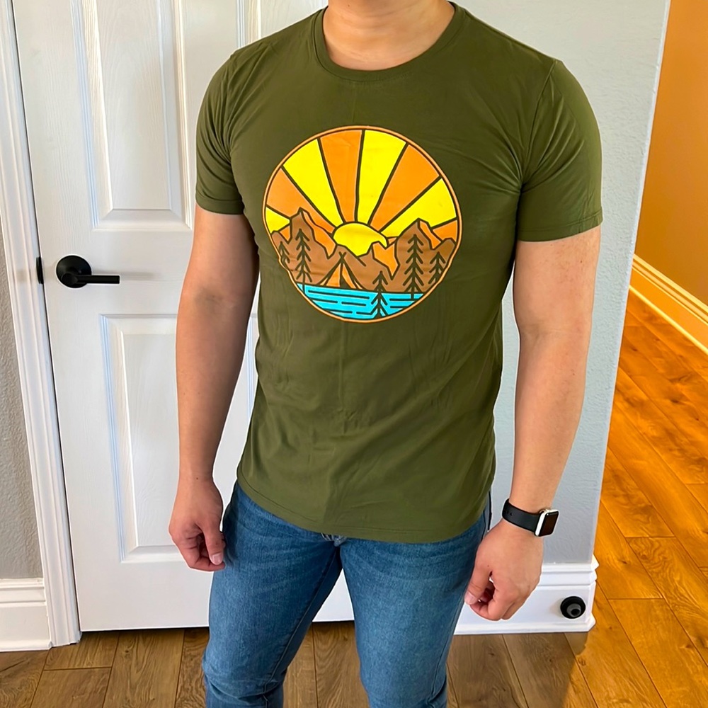 Green shirt size medium